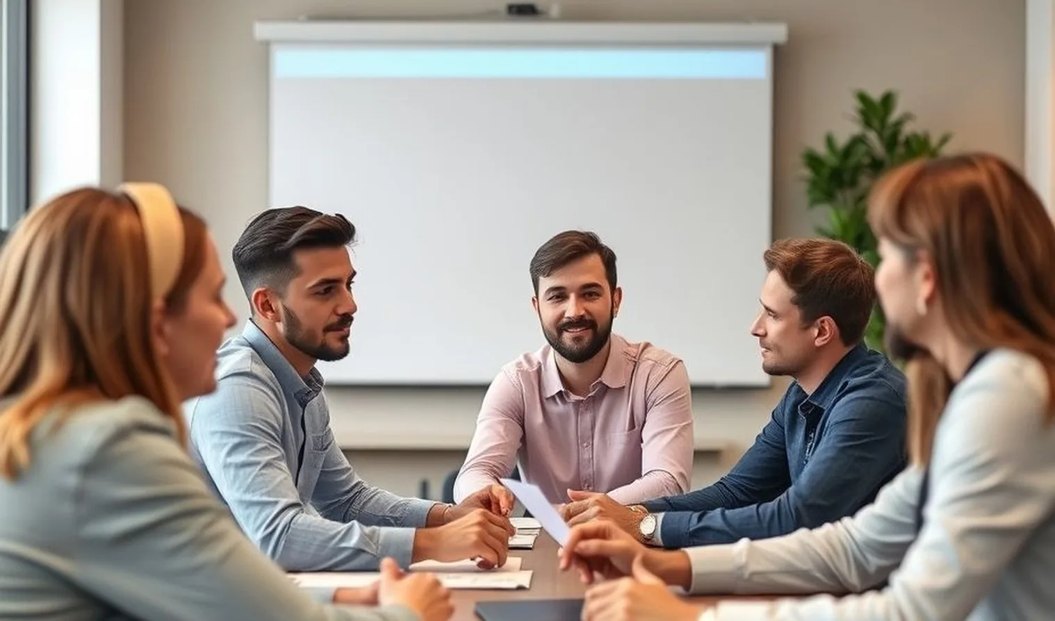 Professional leadership training session